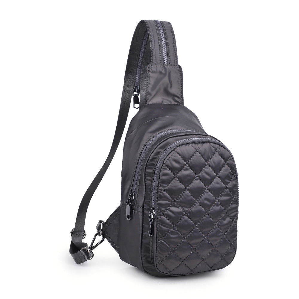 Sol and Selene On The Run Sling Backpack 841764104425 View 6 | Charcoal