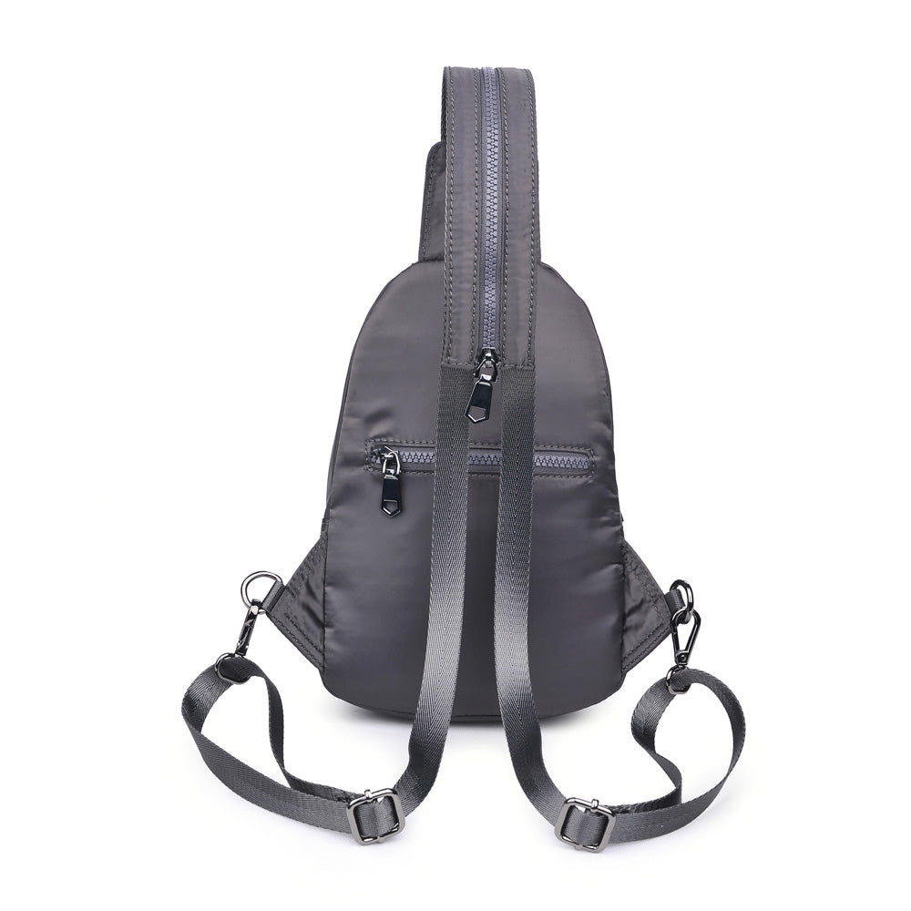 Sol and Selene On The Run Sling Backpack 841764104425 View 7 | Charcoal