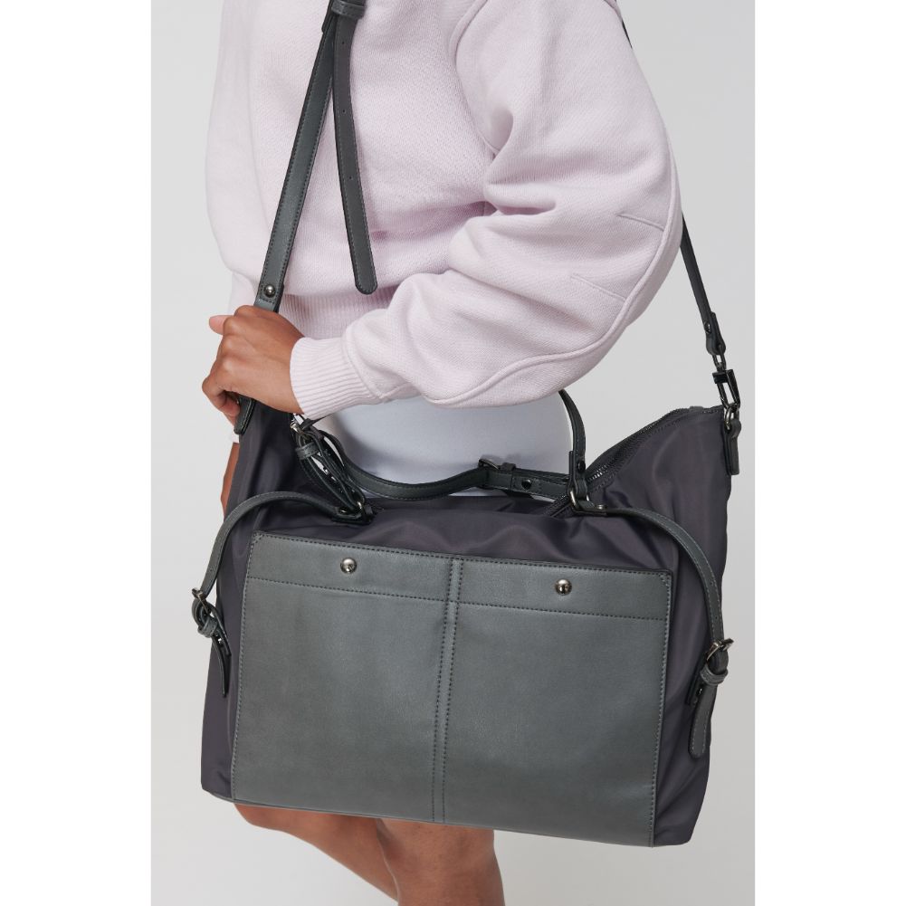 Urban Expressions Trendsetter Women : Handbags : Tote 841764100151 | Charcoal