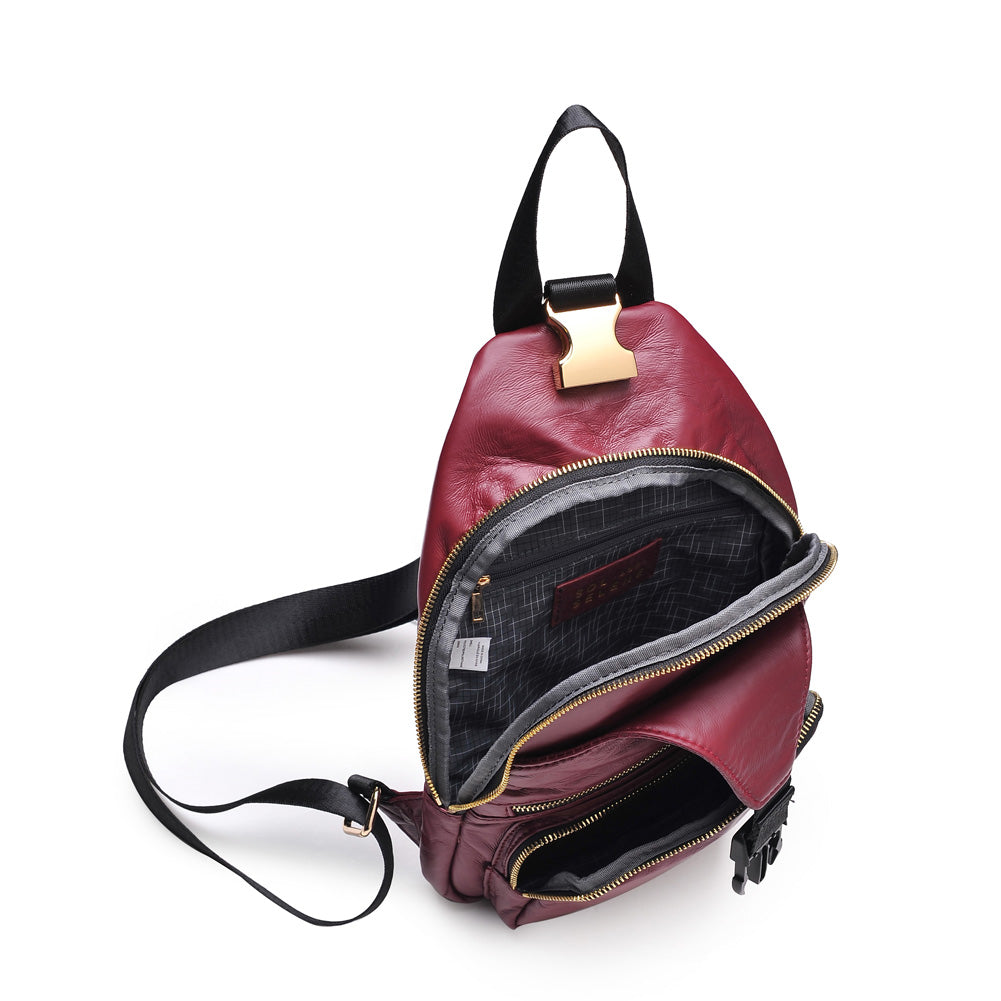 Urban Expressions On The Go Women : Backpacks : Sling Backpack 841764103848 | Burgundy