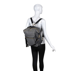 Urban Expressions Fearless Women : Backpacks : Backpack 841764103442 | Grey