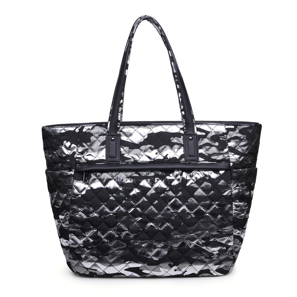 Urban Expressions No Filter Women : Handbags : Tote 841764104302 | Silver Metallic Camo