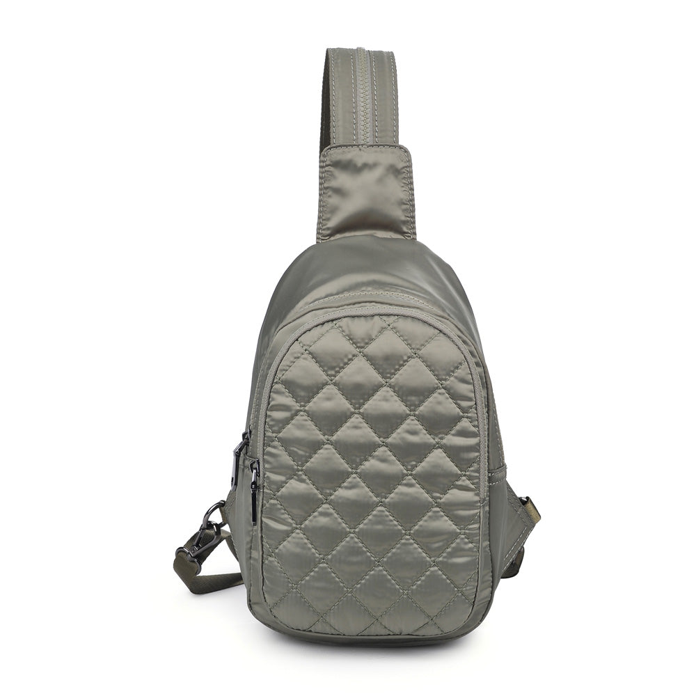 Sol and Selene On The Run Sling Backpack 841764104449 View 5 | Light Olive