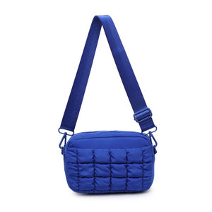 Sol and Selene Inspiration - Quilted Nylon Crossbody 841764108409 View 5 | Cobalt