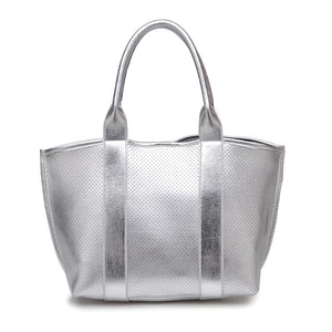 Urban Expressions Lightweight Women : Handbags : Tote 841764103398 | Silver