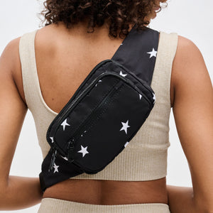 Woman wearing Black Star Sol and Selene Hip Hugger Belt Bag 841764103947 View 1 | Black Star