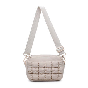 Sol and Selene Inspiration - Quilted Nylon Crossbody 841764108430 View 5 | Cream