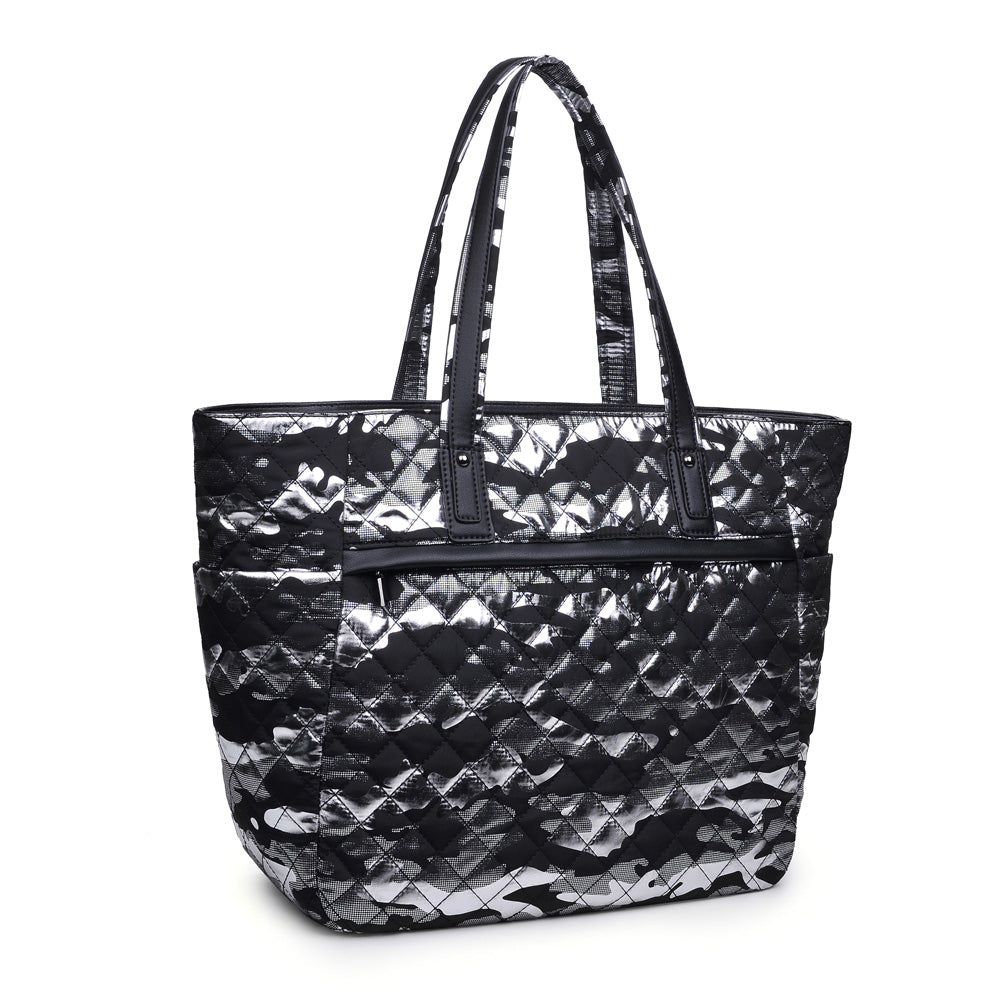 Urban Expressions No Filter Women : Handbags : Tote 841764104302 | Silver Metallic Camo