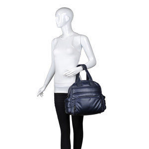 Urban Expressions Heroine Women : Handbags : Satchel 841764103312 | Navy